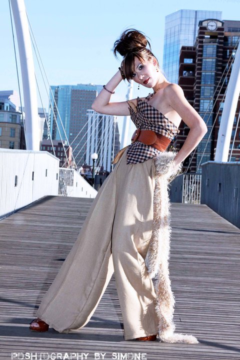 Female model photo shoot of GoldenDiva Designs
