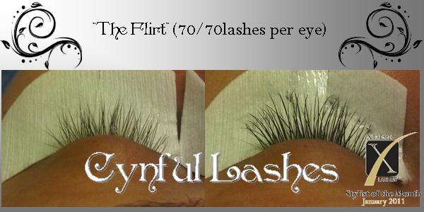 Female model photo shoot of Cynful Lashes