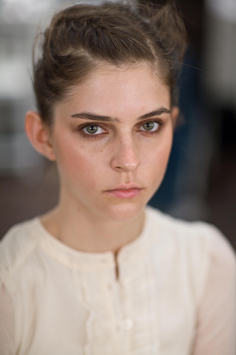 Female model photo shoot of SSTIGGINS in FASHION WEEK 2010
