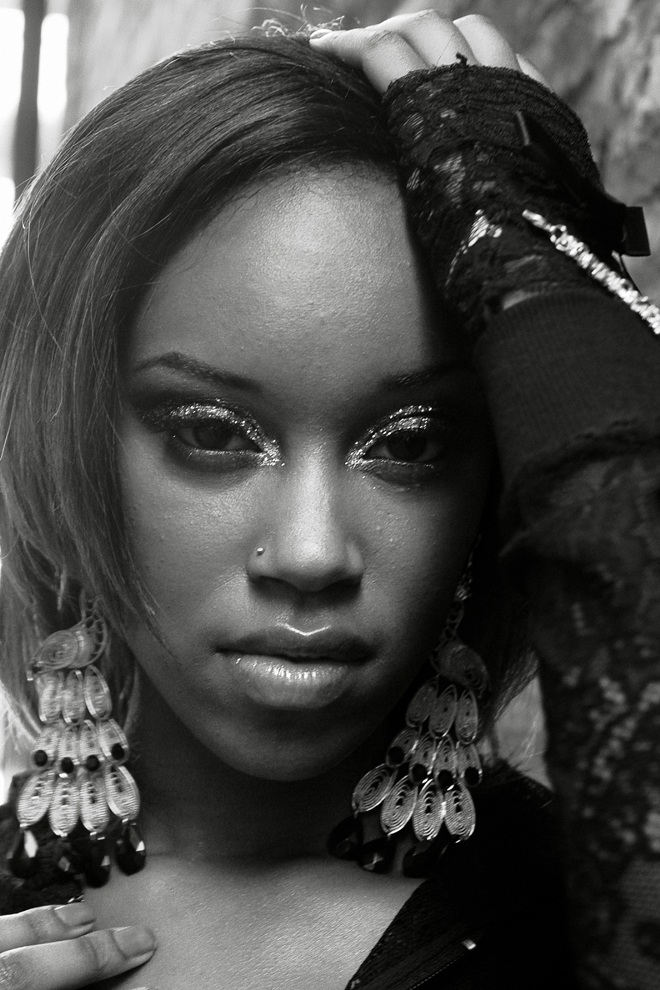 Female model photo shoot of KaLan  Jones in Chicago, makeup by Andrea C. Samuels