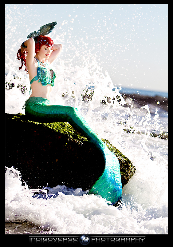 Female model photo shoot of Traci Hines in Aliso Beach, CA, wardrobe styled by JoEllen Elam