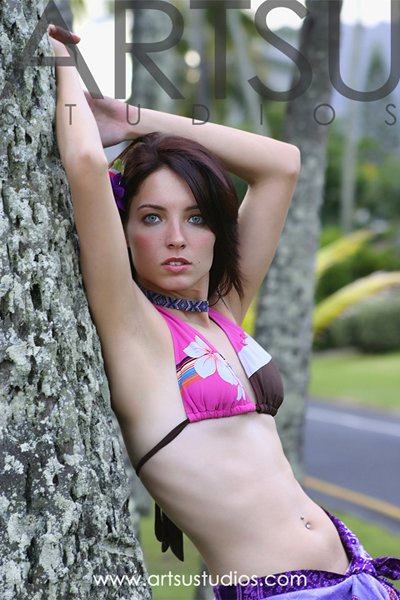 Female model photo shoot of Crystal Micheal by ARTSU STUDIOS in Kailua, Hawaii