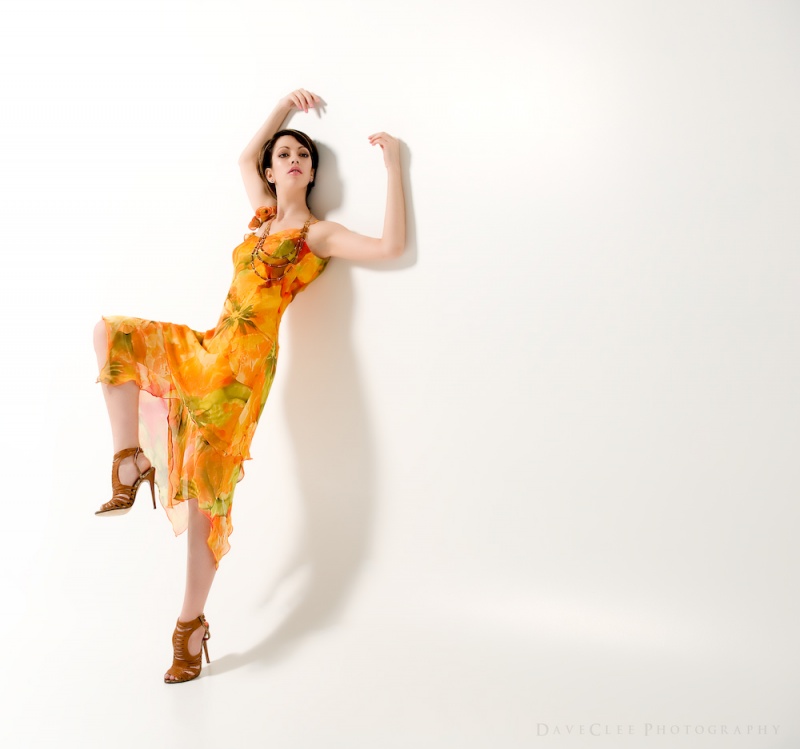 Female model photo shoot of Isabelle Labrie by Dave Clee in Studio
