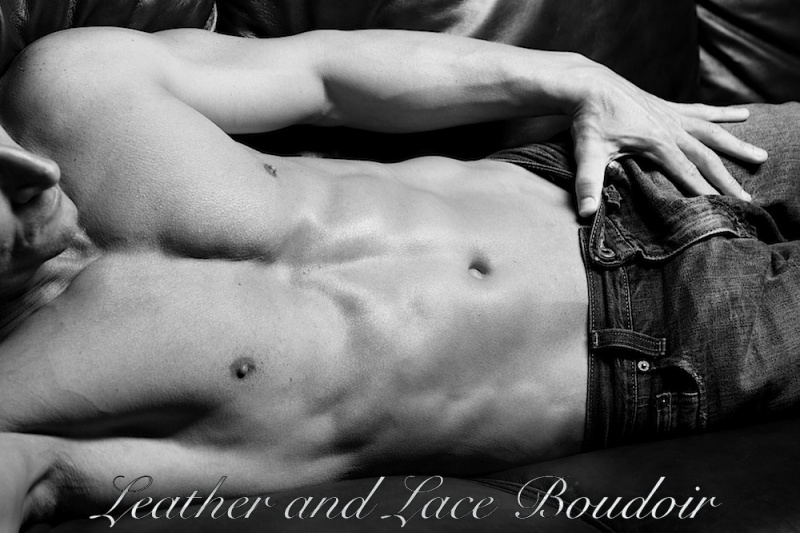 Male model photo shoot of Leather-N-Lace Boudoir and Archer Stevens