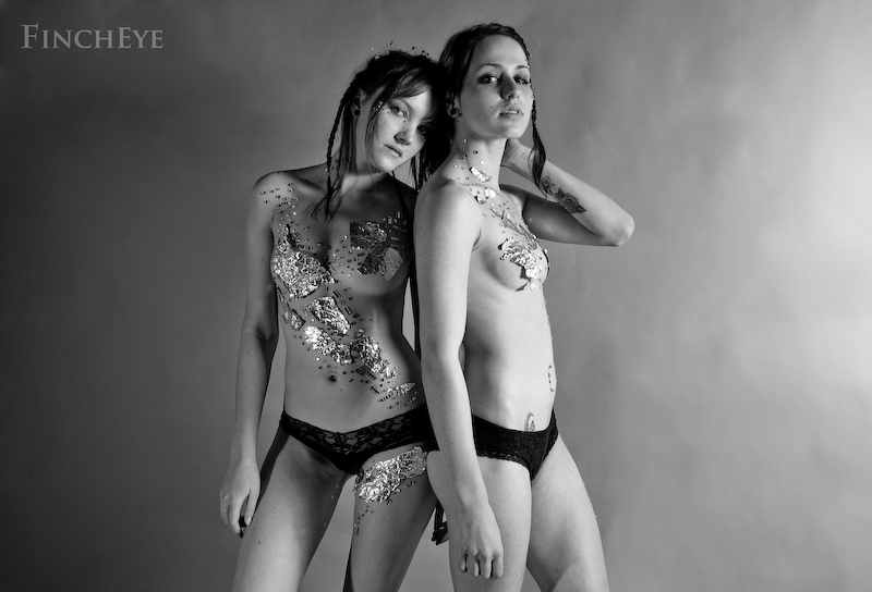 Female model photo shoot of Sherra Leeanne Dixon and Brea Cherise by FinchEye in Finch Eye studio