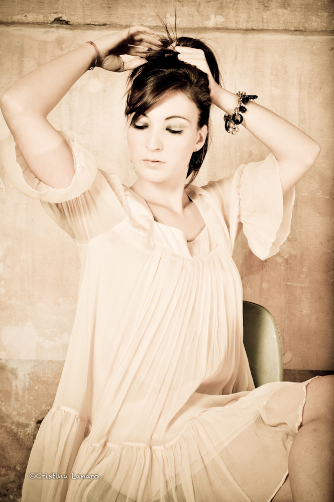 Female model photo shoot of Cristina Lanaro