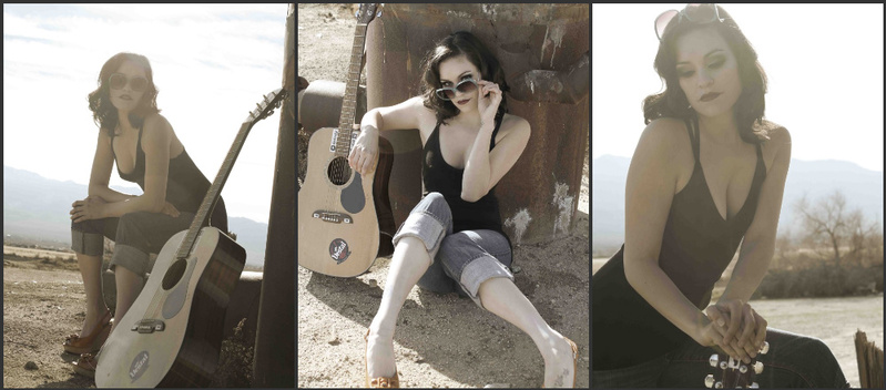 Female model photo shoot of LynnAnna by JEN HERNANDEZ in Lucerne Valley, Ca, makeup by LCR Artistry