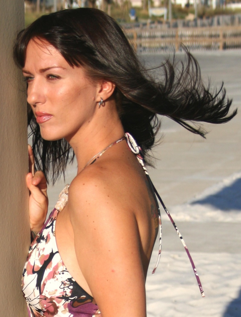 Female model photo shoot of Candice Hansen in Pensacola Beach