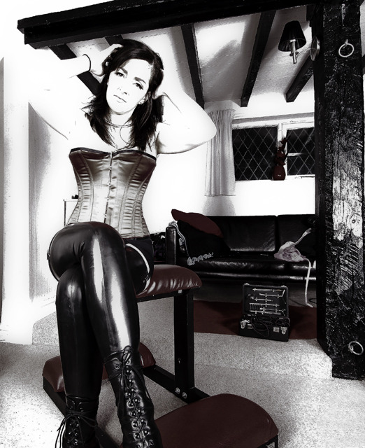 Female model photo shoot of Lexie -N- by Pitch Black Photo in Boudoir 69