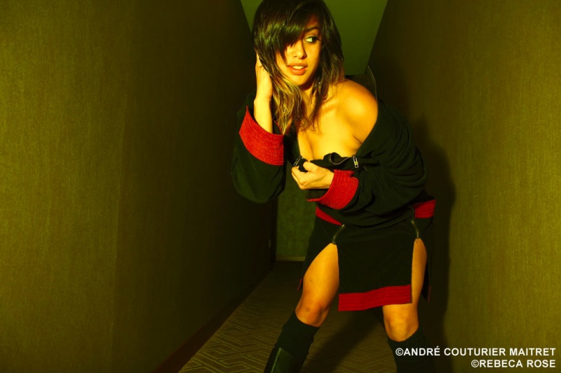 Female model photo shoot of Rebeca Rose in se hotel SD