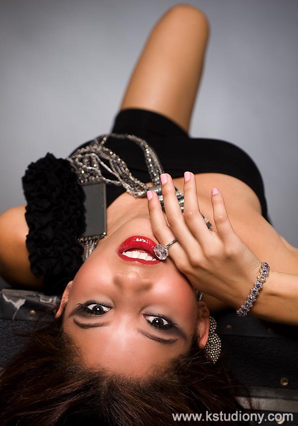 Female model photo shoot of Jennifer Peralta by K Studio, makeup by Natalia Teresa