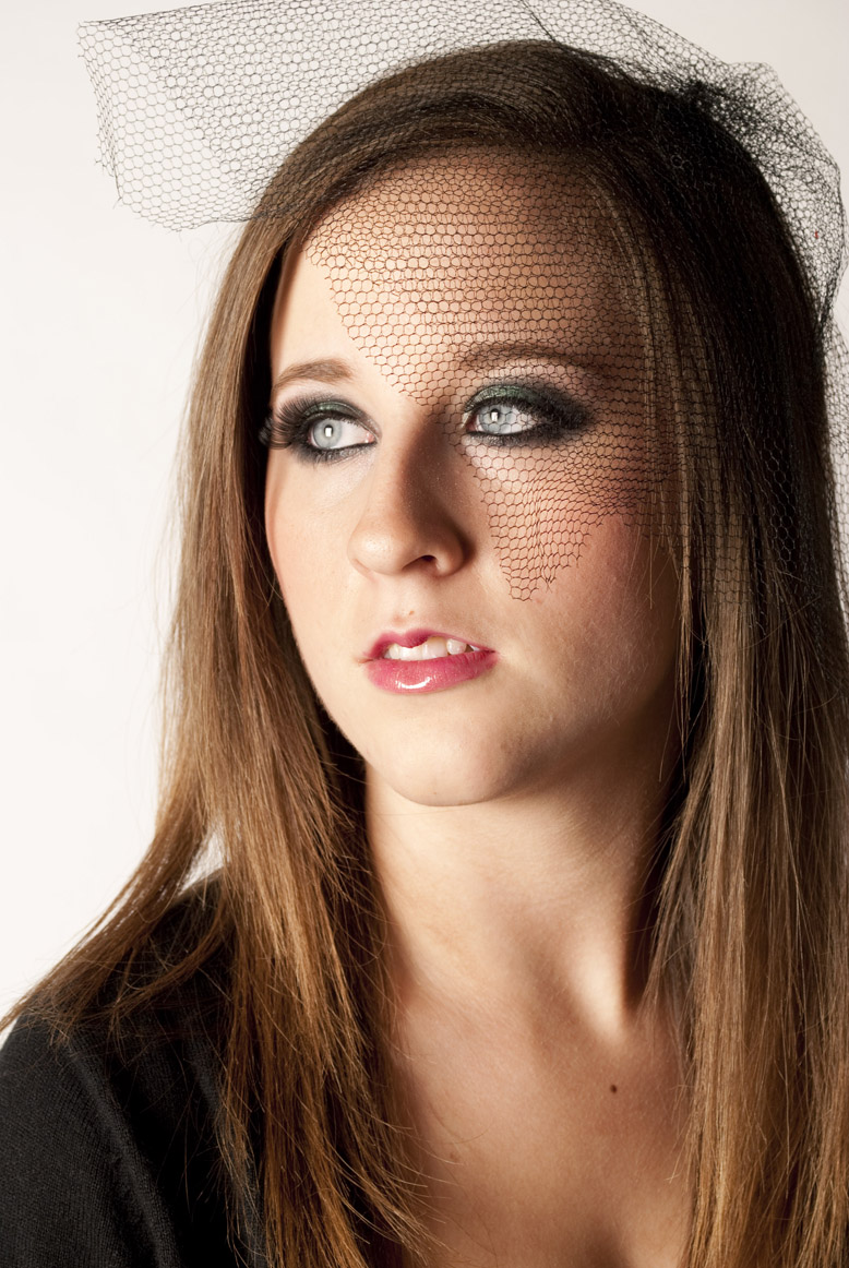Female model photo shoot of Brittany R Houle in Saint Paul, MN, makeup by Katie Marie Carlson