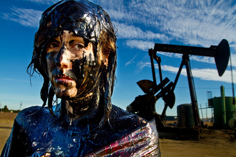 Male model photo shoot of David Karnowski in Oil Fields, Kern County