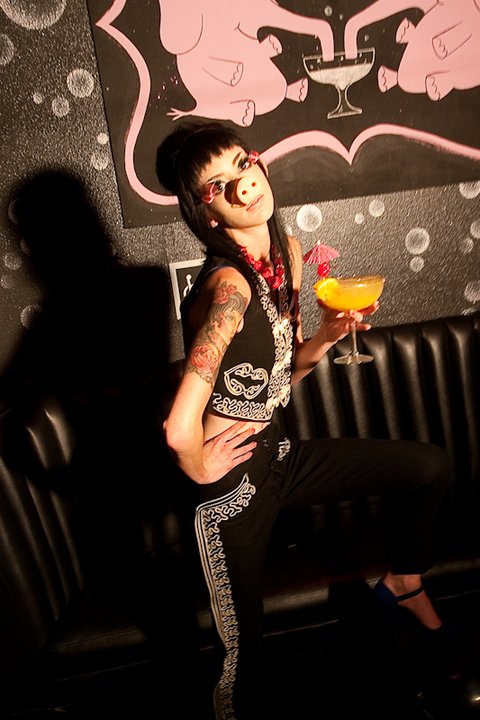 Female model photo shoot of Stylegeist by Stopgo Photography in Bar Pink, San Diego, CA