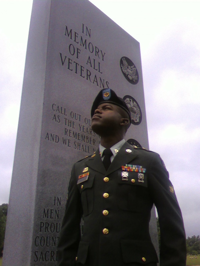 Male model photo shoot of Gideon Medianoche in Virginia Veterans Cemetery