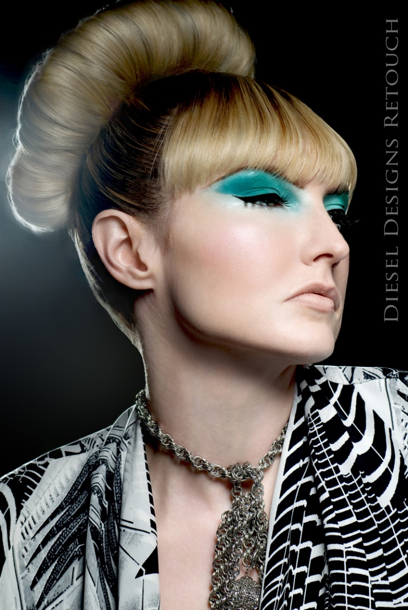 Female model photo shoot of Diesel Designs by Nadirah B