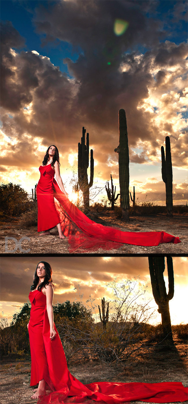 Female model photo shoot of Lynzie C by D M C Photography in Arizona