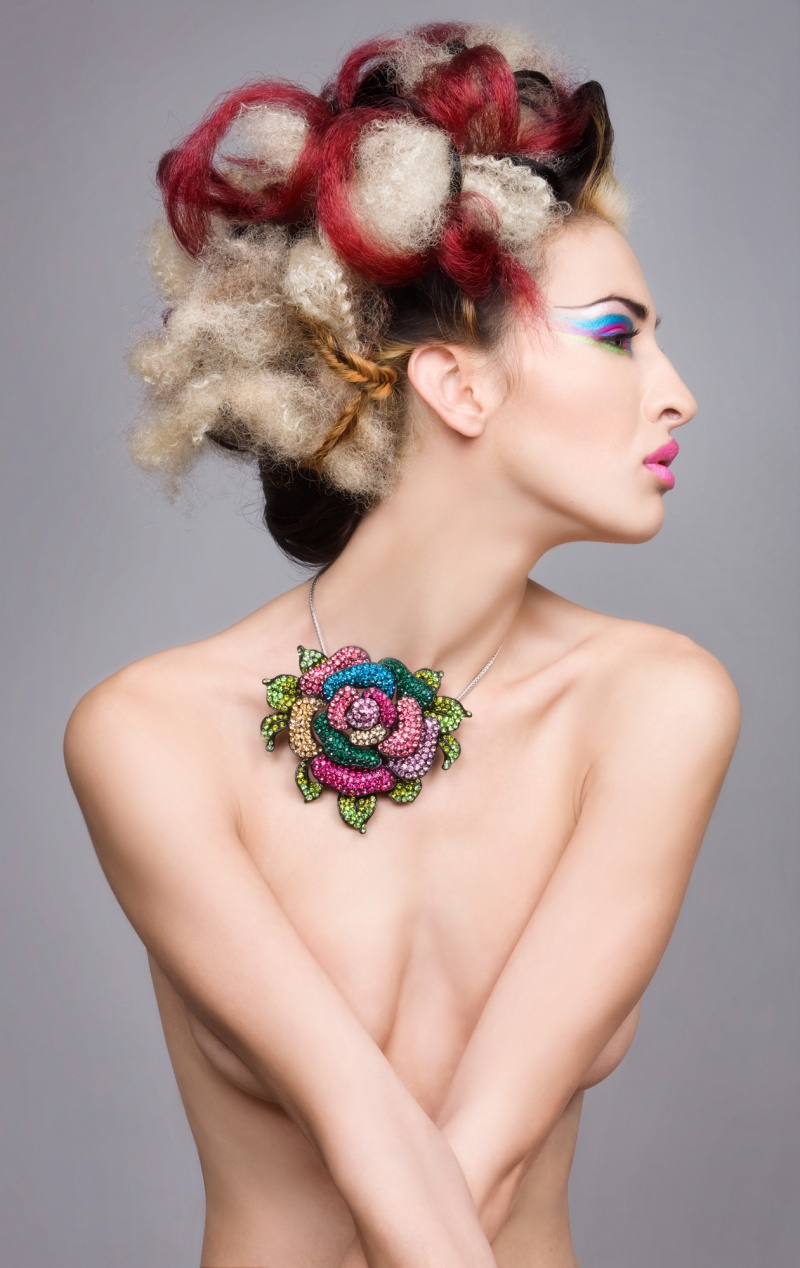 Female model photo shoot of yoffi ilu  by Barry Druxman