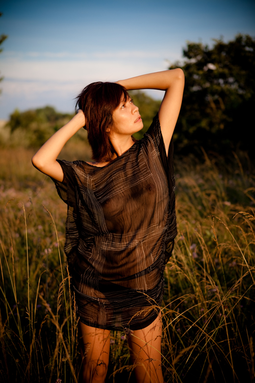 Female model photo shoot of Thuan by ImprovisationalPortrait in Gaithersburg, MD