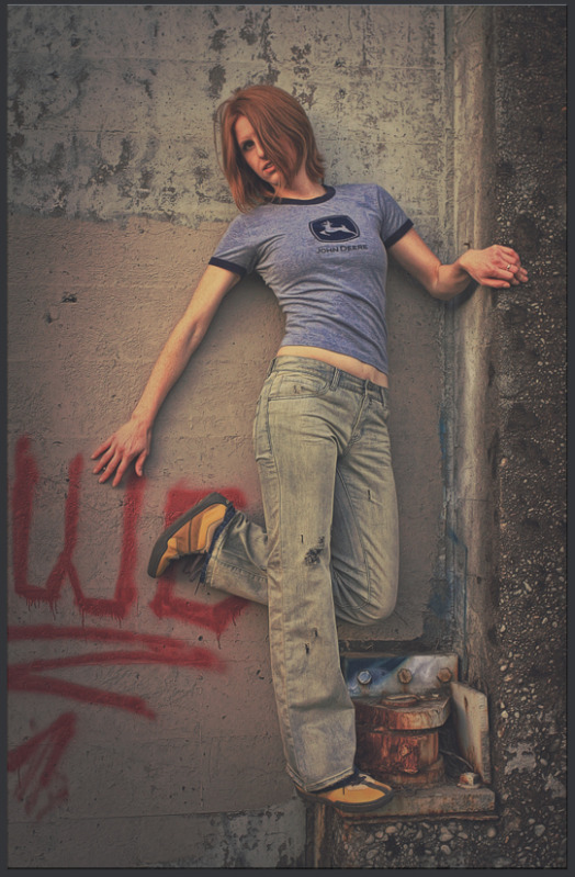 Female model photo shoot of Shiloh de la Paz by MisterC in Portland