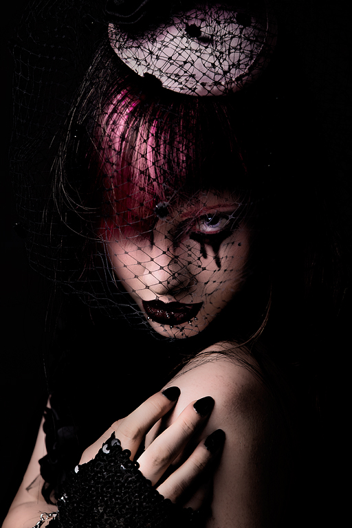 Female model photo shoot of VioletMorphine by Paul Stevens Photos in Studio, Brisbane