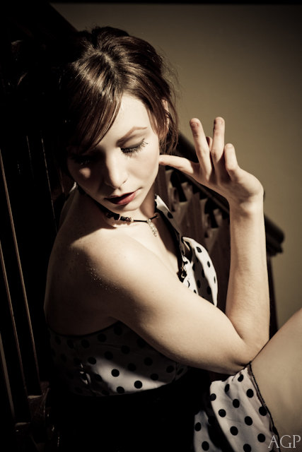 Female model photo shoot of sinnosent_Bonnie by Adam Graser