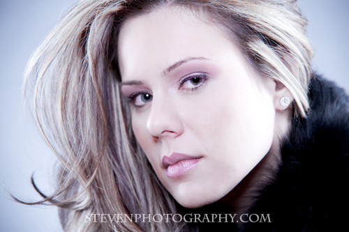 Female model photo shoot of Lenchik7 by Steven Paul Photography, makeup by Olga Albova