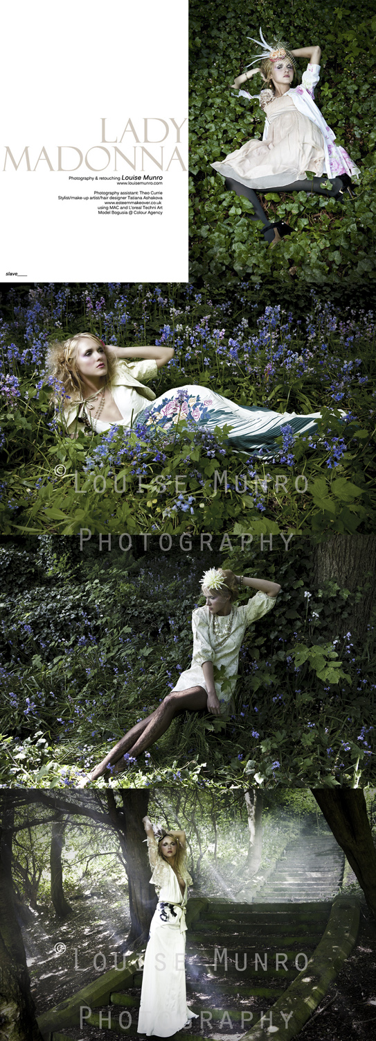 Female model photo shoot of Louise Munro and bo k, makeup by Tatiana Ashakova