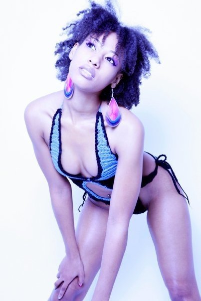 Female model photo shoot of The Black Mamba