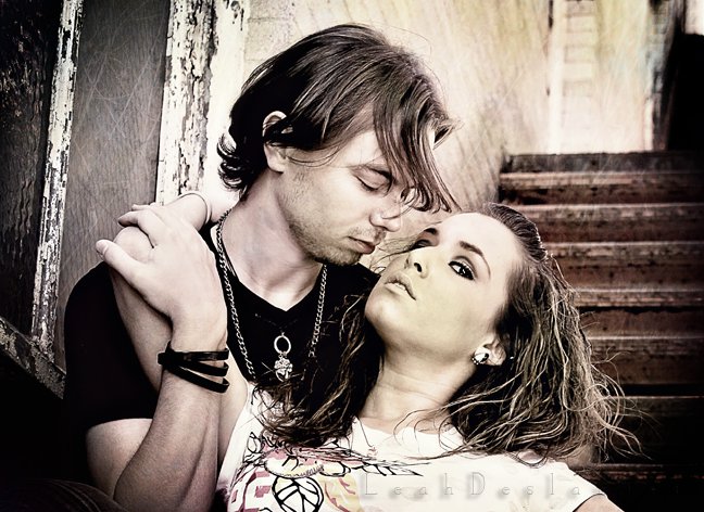 Male and Female model photo shoot of Jeromy DeChant and Betty Joanna  by leahdphotography in Downtown, Augusta