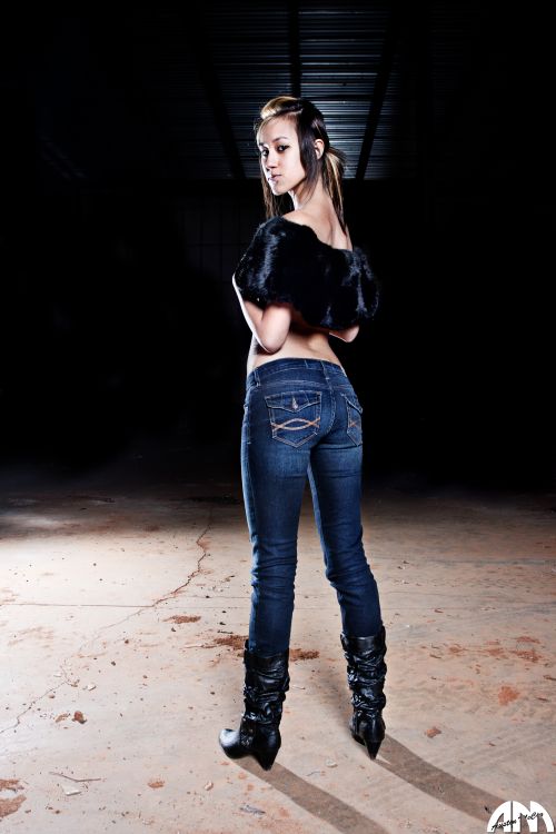 Female model photo shoot of burnettem by Austin McCoy