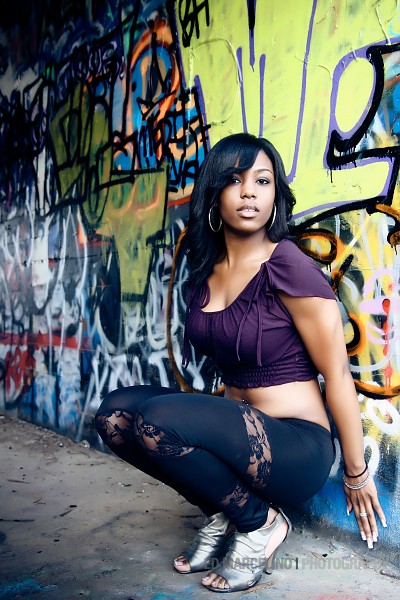 Female model photo shoot of Chanell Demond in cali