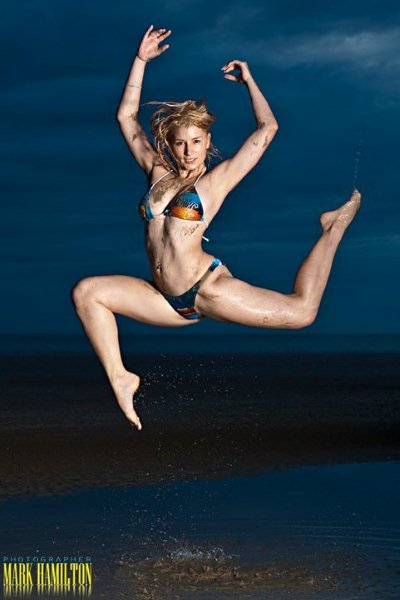 Female model photo shoot of Christi Hamon in Lee Point Beach