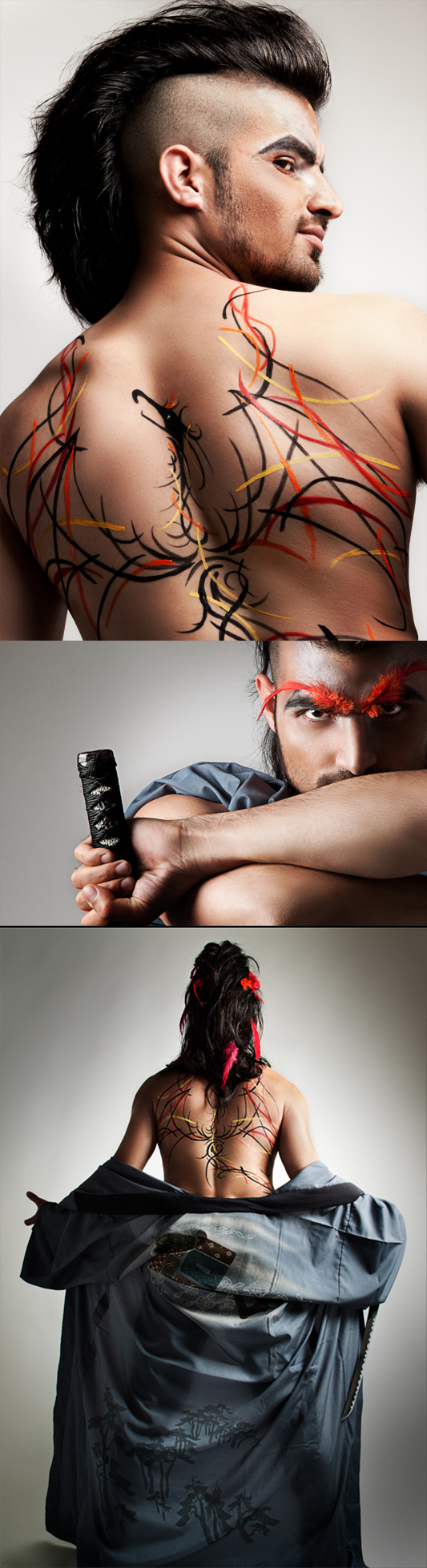 Male model photo shoot of GCPhoto and NanoMora in Estudio, makeup by Mevimake-Up