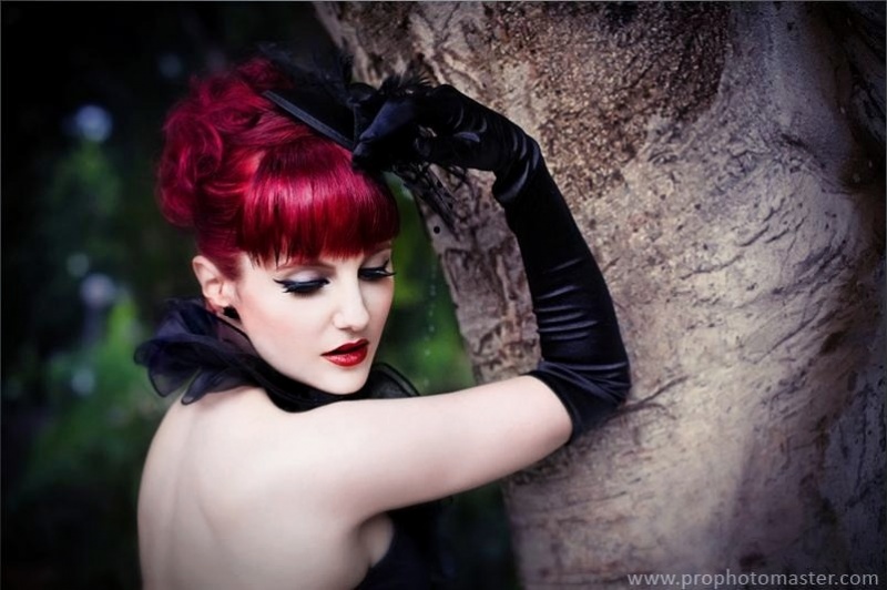 Female model photo shoot of Below Dark Water by Lara Light in Sydney, hair styled by Tiffanies HairAndMakeup