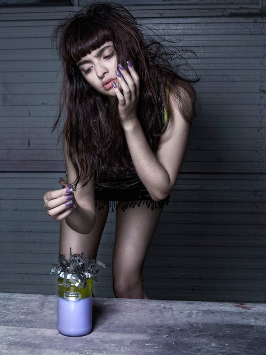 Female model photo shoot of ethnic ambiguity