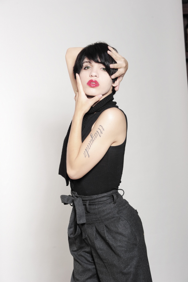 Female model photo shoot of TOKYO BLACK by TKB Photography