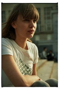 Female model photo shoot of Eline VA in Brussels