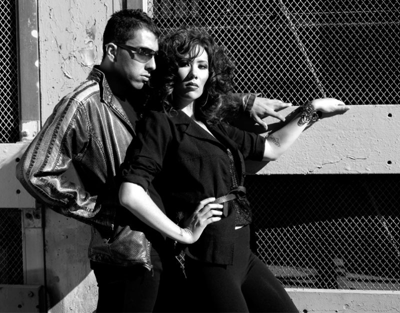 Female and Male model photo shoot of Raydene Salinas Photo, Jeremy P G and CrystalM in Denver, CO, hair styled by Kelly Stylez