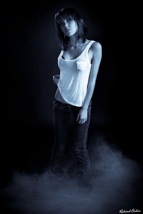 Female model photo shoot of Stephanie Menard in Studio