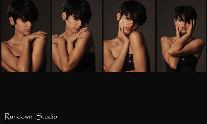 Female model photo shoot of Bobbi Y in Rundown Studio