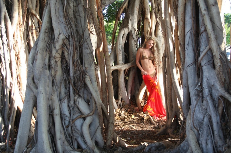 Male and Female model photo shoot of OptoPhoto and Jillian V in Hawaii