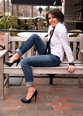 Female model photo shoot of A T by Photos by Bruce Harris  in Town Center, Virginia Beach