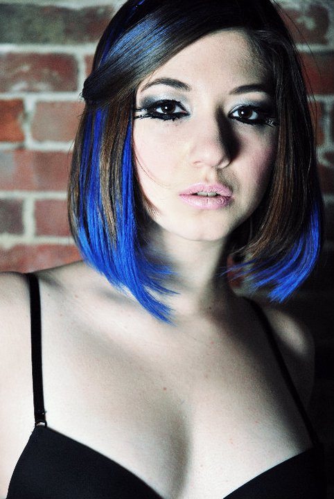 Female model photo shoot of brenda nadolny, hair styled by brenda nadolny, makeup by Christy Lavallee