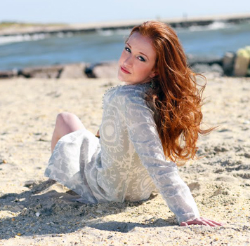 Female model photo shoot of Em West in Quogue, NY