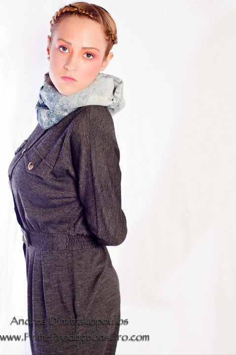 Female model photo shoot of Liz Crosson in Braintree, MA, clothing designed by Kia-Sweet Society