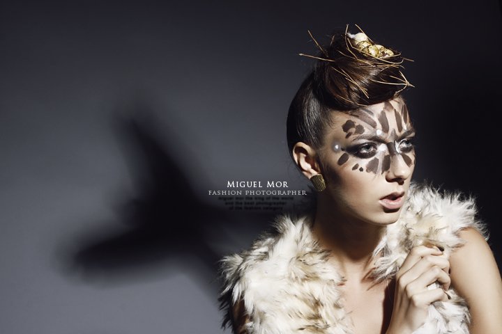 Female model photo shoot of wbwright Makeup Artist by Miguel Mor in Tel Aviv - Adi Barkan