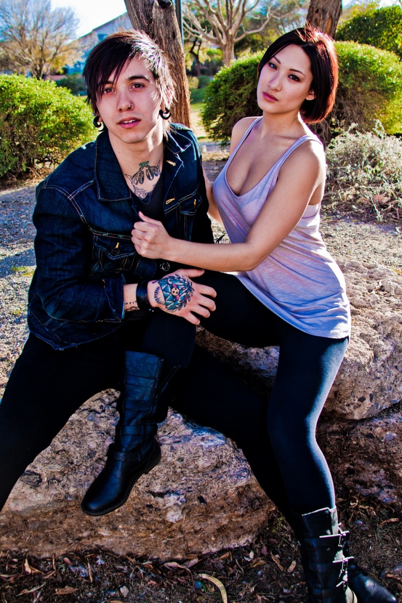 Male and Female model photo shoot of Diego M Perez and Katlin Lee