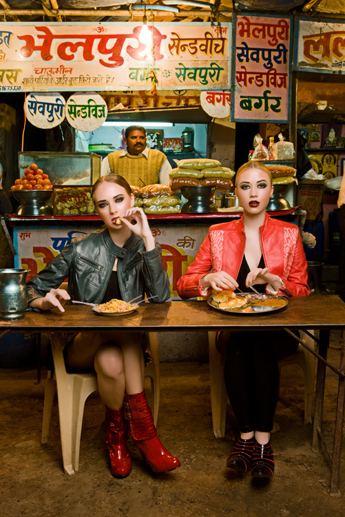 Male and Female model photo shoot of one pharrell, Magda Kulpinska and Elena Fomina in Jaipur, India