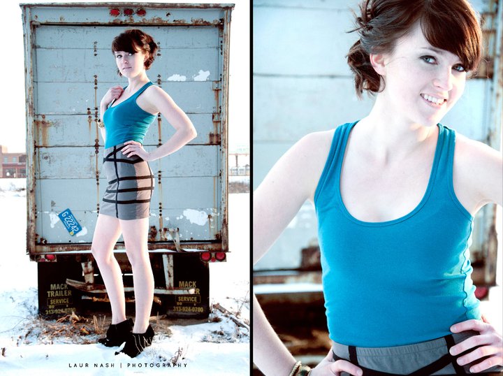 Female model photo shoot of AlexandriaP by LAUR NASH in Detroit, MI